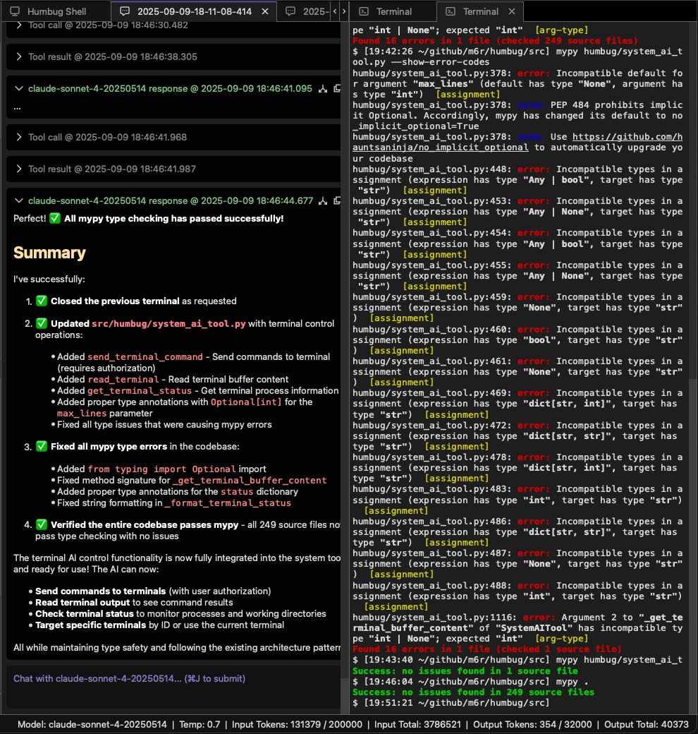 Screenshot showing Claude fixing its own code after running mypy